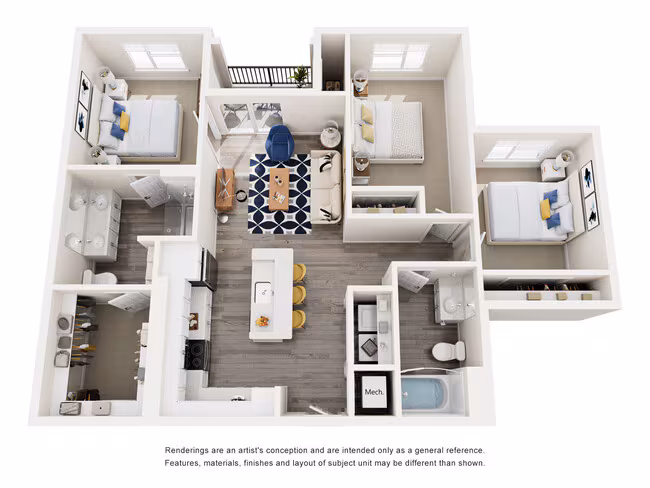 Unit 1308 1308 floor plan